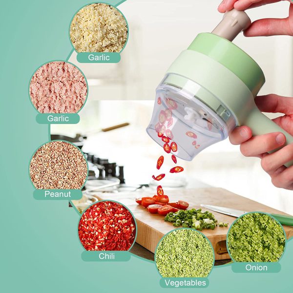 Electric Handheld Hammer Vegetable Cutter