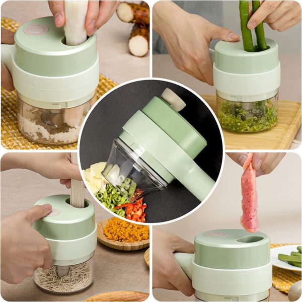 Electric Handheld Hammer Vegetable Cutter