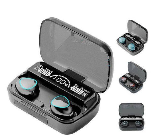 M10 Wireless Earbuds, Black