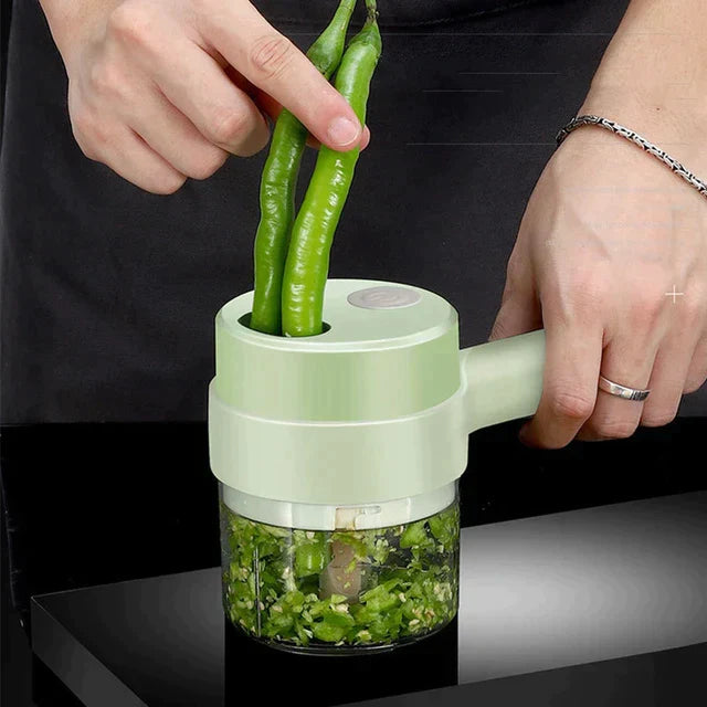 Electric Handheld Hammer Vegetable Cutter